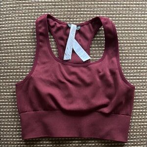 EUC Oiselle Super Seamless Bra size small burgen